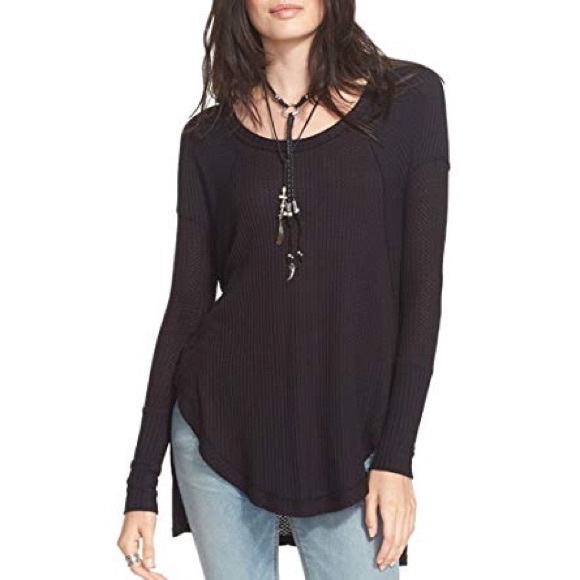 free people black thermal